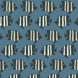 Coastal Fish - Blue Wallpaper