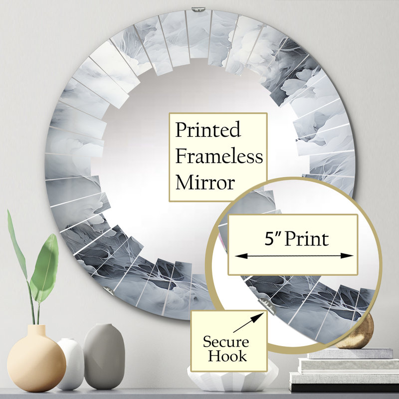 Miroir mural Helgine, 24 po x 24 po