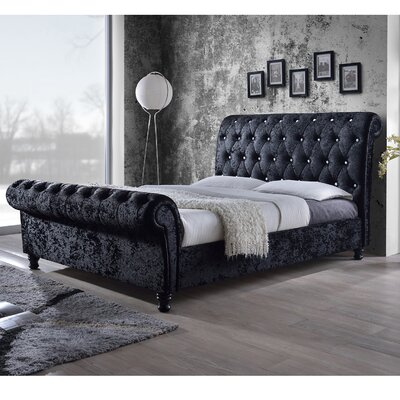 Gaier Upholstered Sleigh Bed -  Latitude Run®, 02C15BD6A5CA4039AF099668EDBEC471