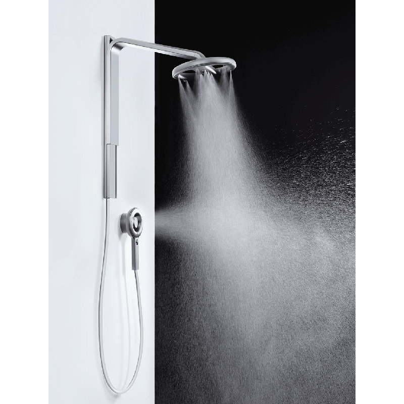 Spa 2.0 Mixer Shower with Adjustable Shower Head, Silver Matte