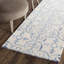 Tapis ivoire / bleu en laine touffeté à la main Carter-16762802