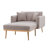 Jameon 40.94" Wide Tufted Upholstered Convertible Sleeper Chair-465812715