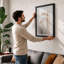 Delicate Seed Heads Botanical - Framed Print-1235787460-1235787463