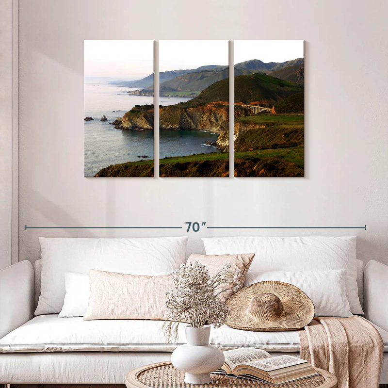 Gillard Big Sur Cliffs, 28" H x 45" W