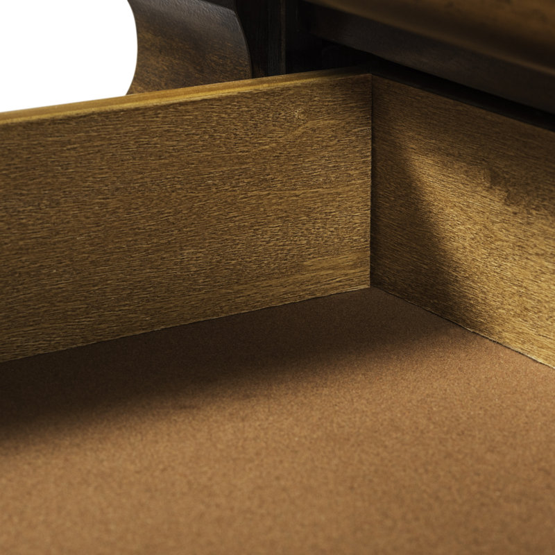 Ensemble de table de chevet Lenny Two, Brun