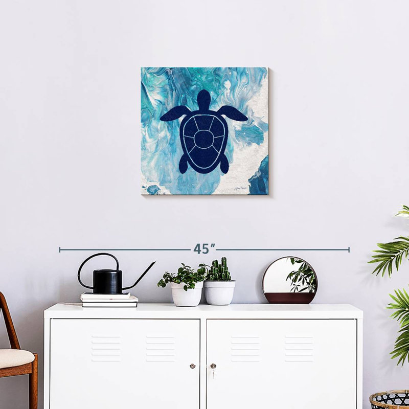 Brampt Abstract Ocean X, 20'' H x 20'' W