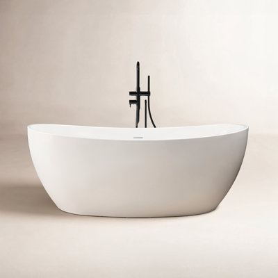 Tidal 60" Freestanding Acrylic Soaking Tub