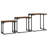 17 Stories Nesting Coffee Tables 3 Pcs Smoked Oak Engineered Wood-790407320