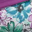 Édredon bleu double / grand, détails de broderie florale double / grand, coussins décoratifs