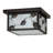 12" Wide Hyde Park Vine Leaf Flushmount