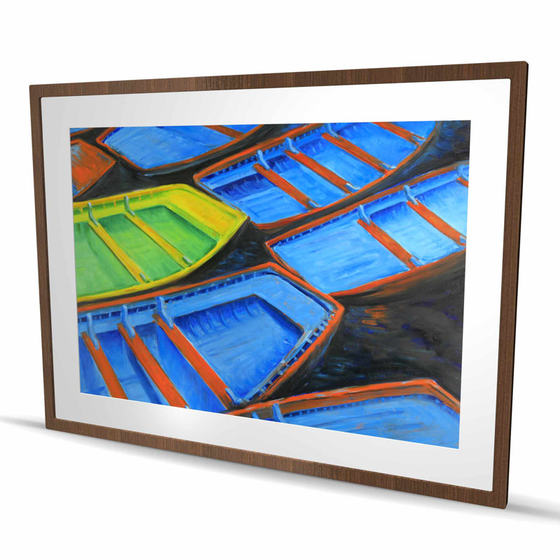 Petits canots - Impression de bateau de transport pour la décoration intérieure