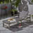 Hampton Wood + Wicker Chaise Lounge-125052892