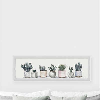 « prickly septet »-cadre photo panoramique sur papier