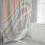 Rideau de douche avec tapis de bain-2067932646