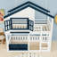 Lit superposé House avec échelle et tablettes-21451251-21451250
