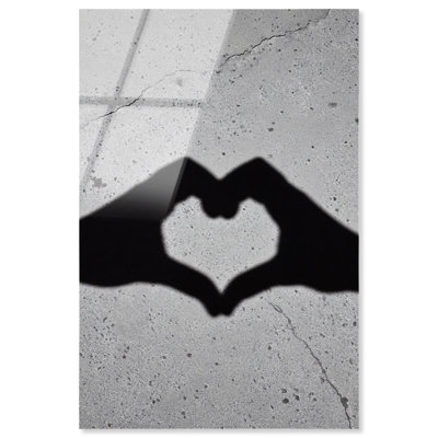 Shadow Heart Acrylic Print Photography Prints by Notoriart, Ready to Hang, 24 x 36