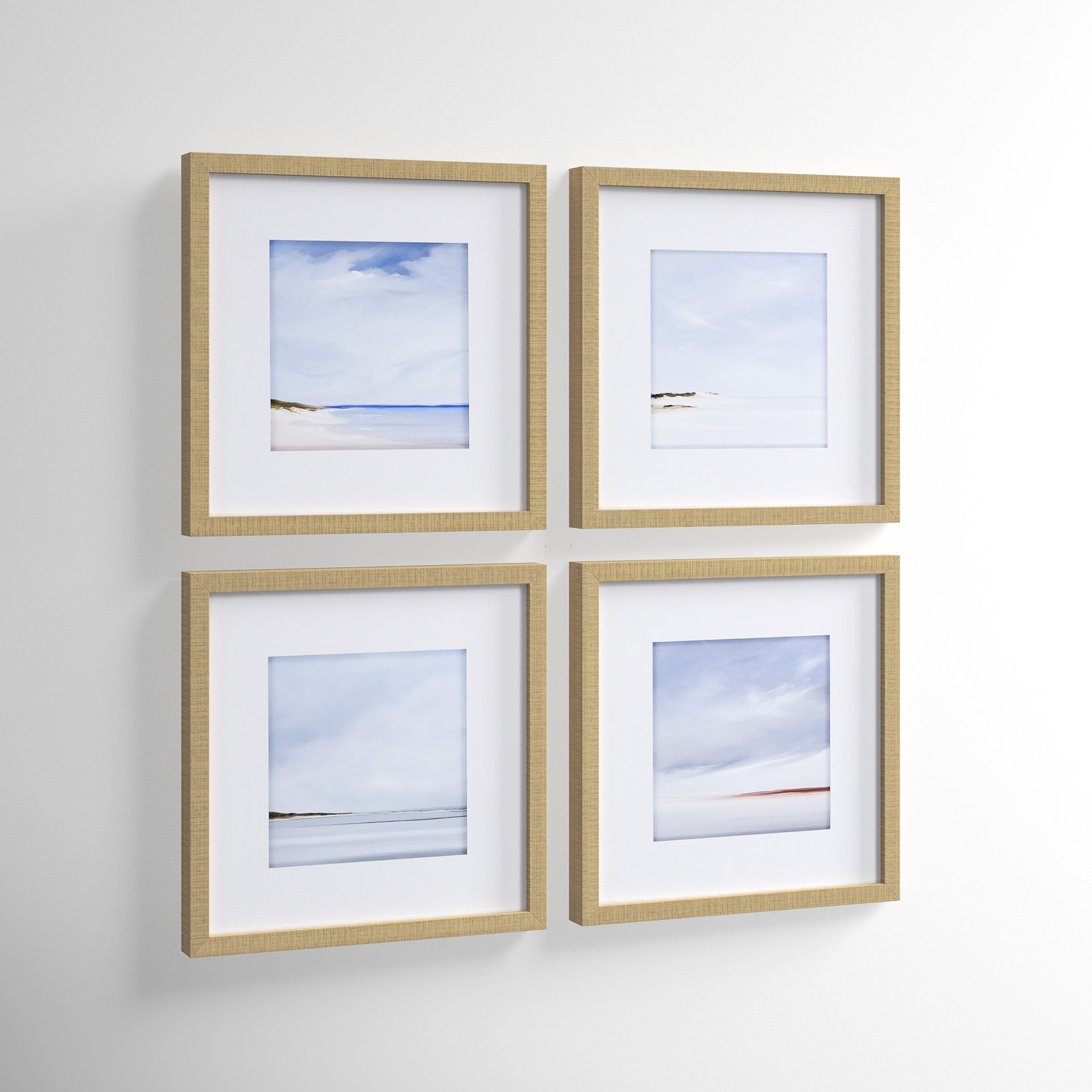 Shores 4-Piece Painting Set by Fleury