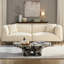 Modern Curved Upholstered Sofa-1736466360