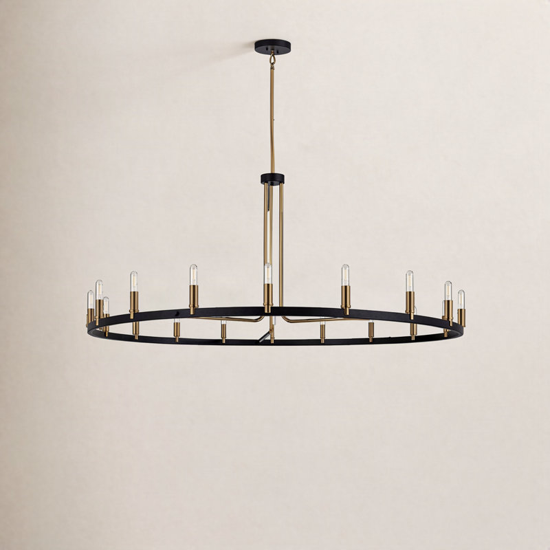 Webber 18-Light Chandelier, H 18,5 po x l 60 po x P 60 po