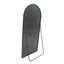 Arched Aluminum Alloy Framed Full Length Mirror with Stand Large Wall Mirror-86983844
