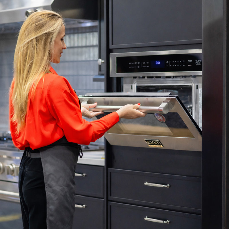 KUCHT 30 po Pi. Friteuse à air en acier inoxydable et four à convection intégré