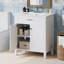 Meuble-lavabo simple 30 po avec lavabo en céramique-1033050342