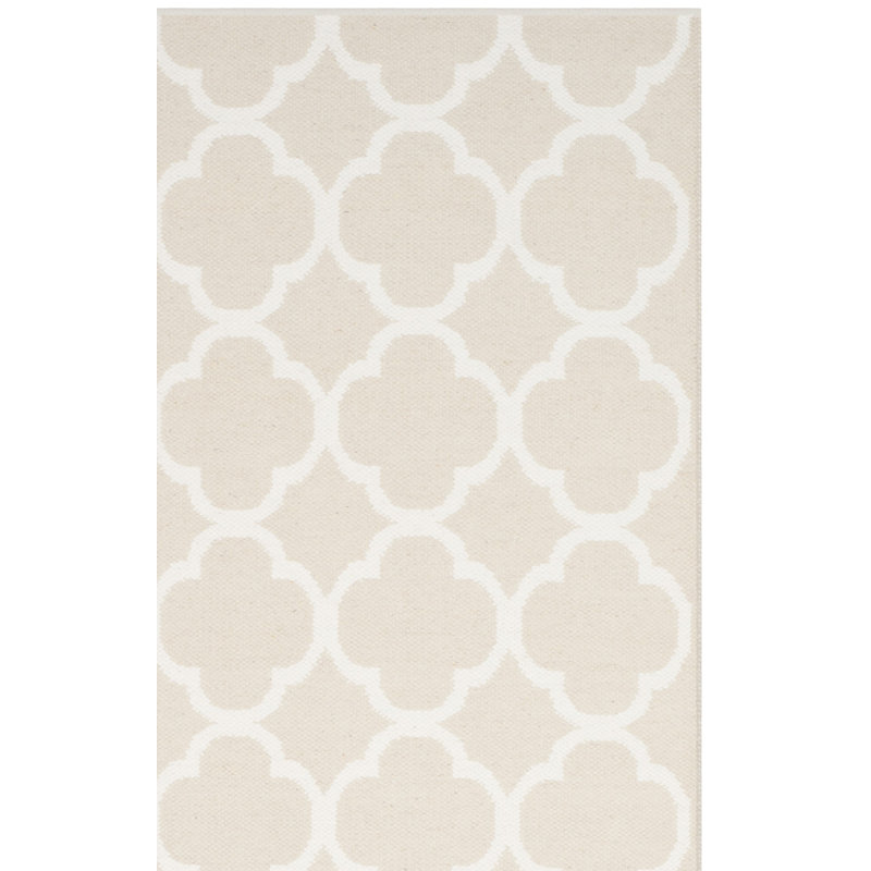 Desota Hand Woven Cotton Geometric Rug, Rectangle 2'6" x 4'