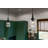 Valmeyer 1-Light Black Modern Pendant with Clear Glass Shade-1358014673