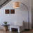 Black Arched Floor Lamp-2006500735