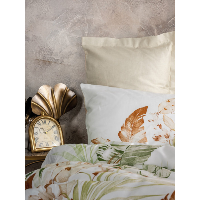Baril Cotton Blend Abstract Duvet Cover Set with Pillowcases