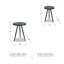 Ensemble de tables basses 3 pièces Toshiaki