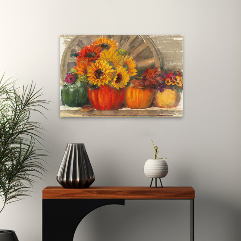 Bouquets d'automne - Nature morte d'automne, H 16 po x l 24 po