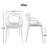 5 Pieces Dining Set (White)