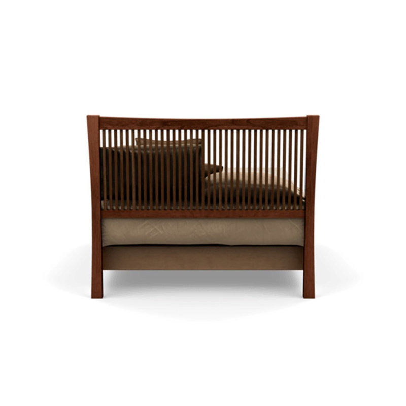Berkeley Solid Wood Bed, King, Cognac Cherry, Conventional