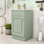 Meuble-lavabo compact avec lavabo prÃ©-percÃ© et nombreux rangements