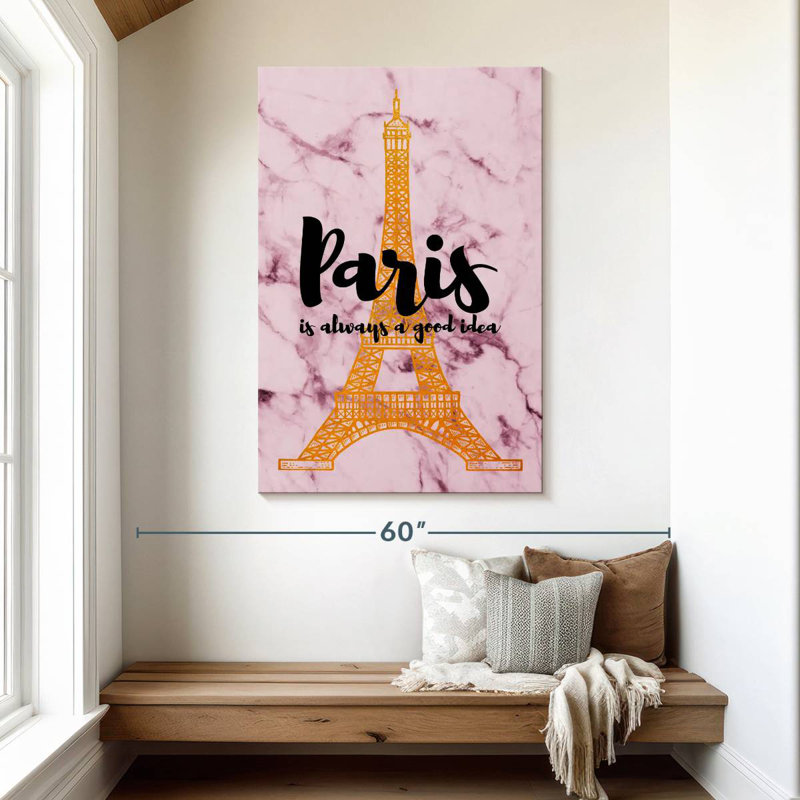 Enseigne de voyage Tergel Parisian, H 48 po x l 32 po
