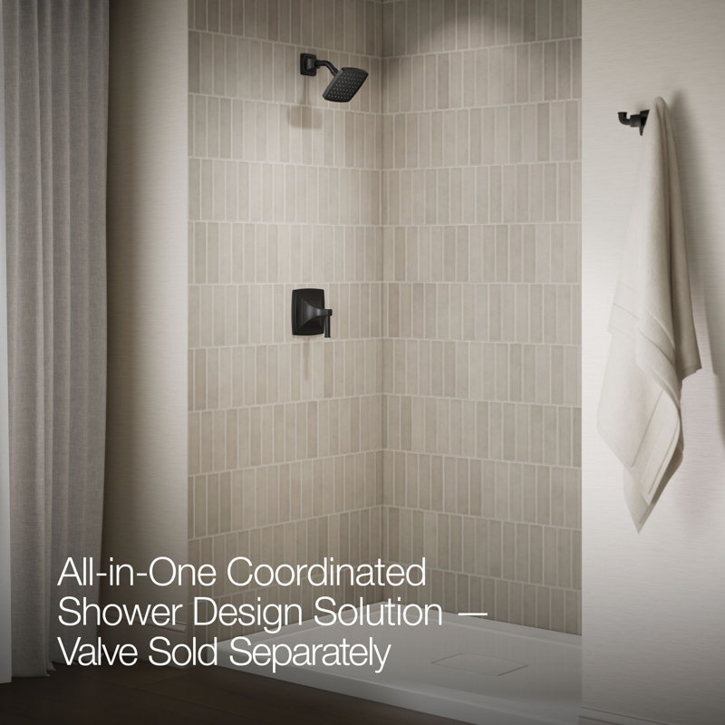 Riff Surface Mount Kit Shower, Matte Black