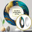 Miroir mural rond Blue Dreams