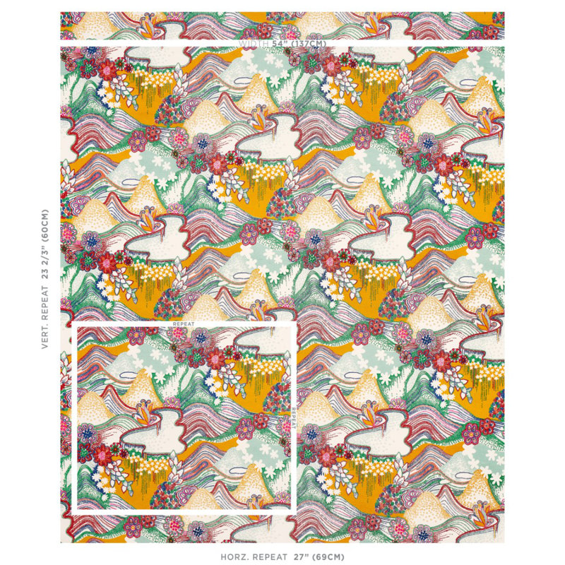 Tissu Schaisacher x Clements Ribeiro, Primaire multi