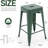 Stool with Metal Frame,Metal Bar Stools, Backless Counter Height Barstools, Indoor Outdoor Stackable Stools With Square Seat-1592360950-1521817820