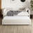 Upholstered Daybed With Trundle And 3 Storage Drawers For Guest Room, Living Room-52707296