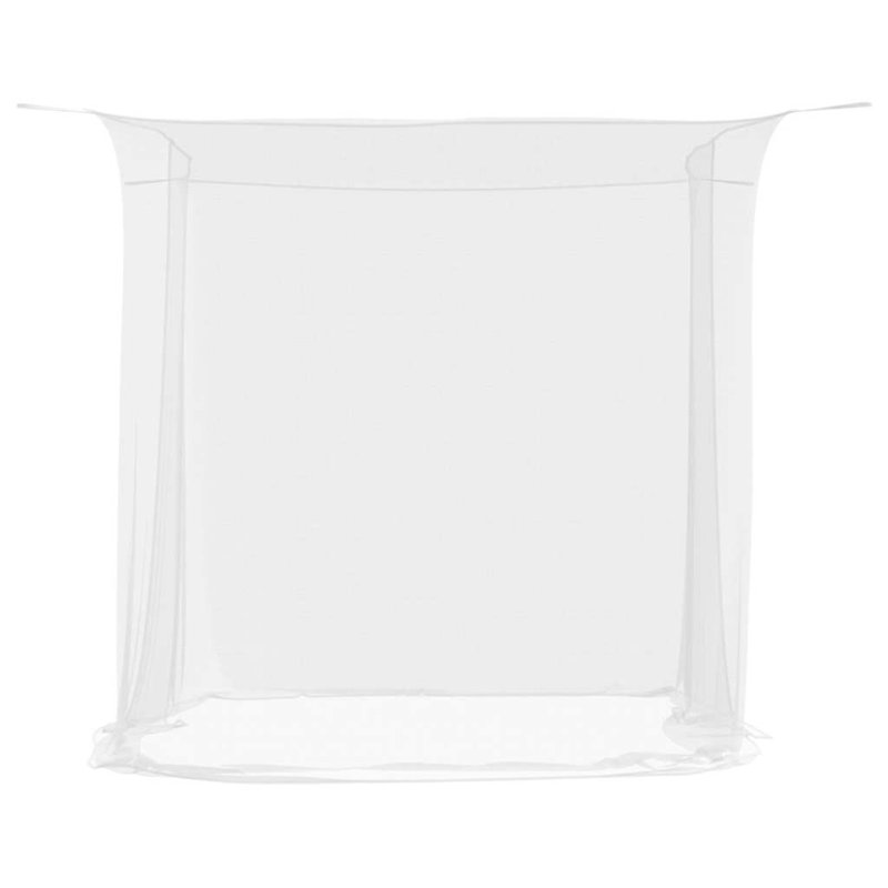Moustiquaire suspendue Vidaxl 156 filet blanc, H 59,1 po x l 86,6 po x P 39,4 po