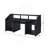 Rectangular Music Desk with 2 Open Compartment