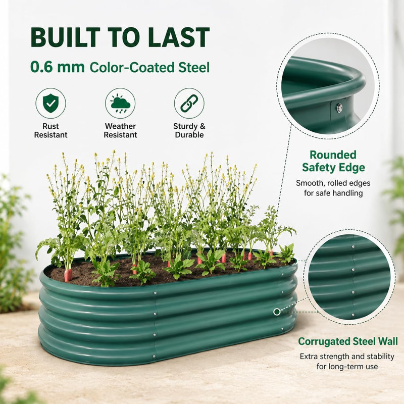 Metal Raised Garden Bed