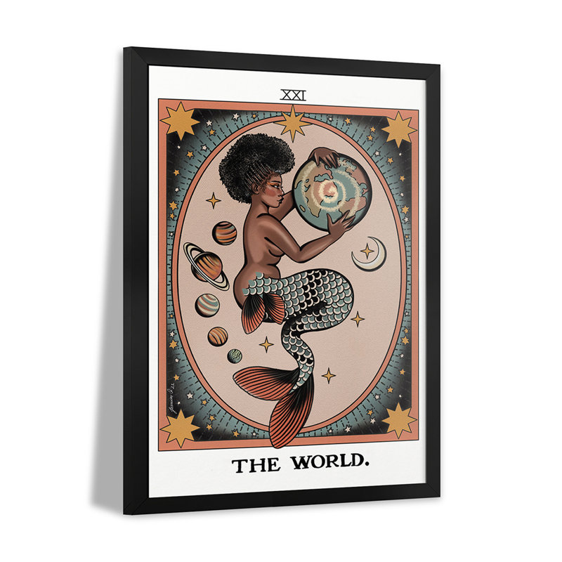 Affiches encadrées de qualité supérieure The World, H 24 po x l 16 po