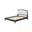 Grand lit plateforme avec tête de lit tapissier Kirkham-1723105247