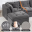 Canapé modulaire en L 112 po avec méridienne en L 112 po-129770675