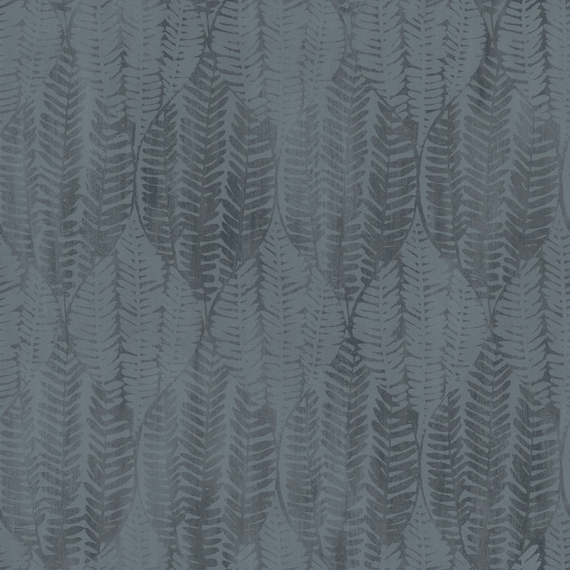 Riviera 10m x 53cm Textured Metallic Finish Paste the Wall Wallpaper Roll, Navy