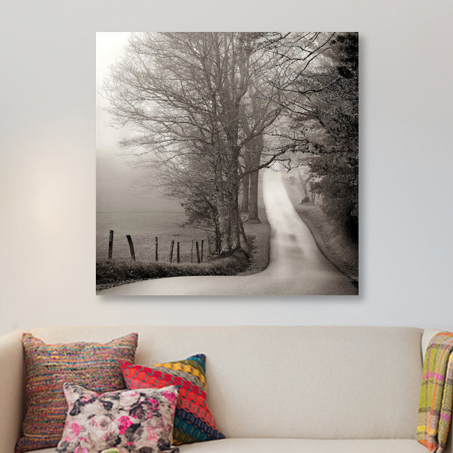 « cades cove loop », reproduction de photo sur toile, H 26 po x l 26 po x P 1,5 po