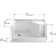 Memoirs® 48" x 36" Single Threshold Left-Hand Drain Shower Base with Integral Seat At Right